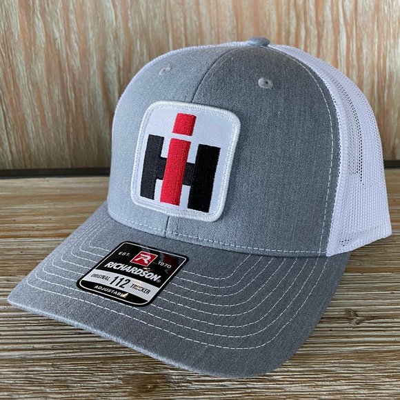 CASE IH International Harvester Vintage Patch Hat - Gray & White Richardson 112 - Picture 5 of 8